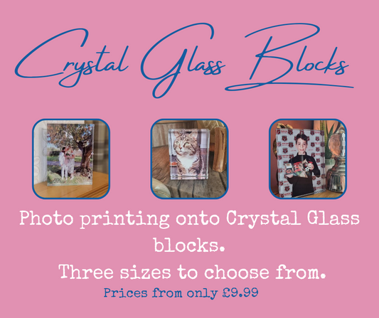 Crystal Glass Photo Blocks