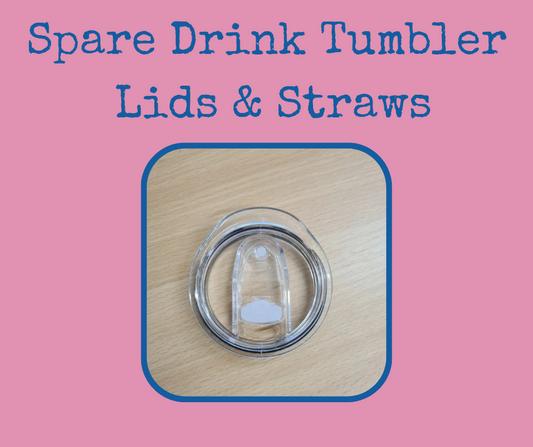 Spare tumbler lids & straws