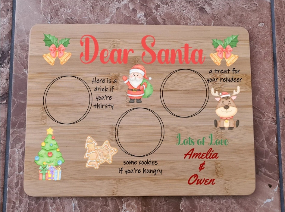 Christmas Eve Santa Treat Board